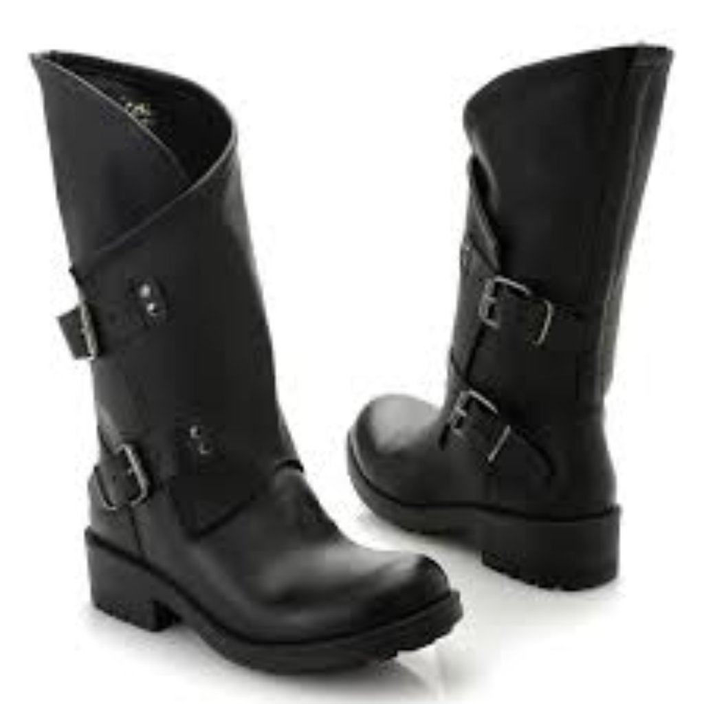 Musse & Cloud Falida Slouch Leather Moto Boots